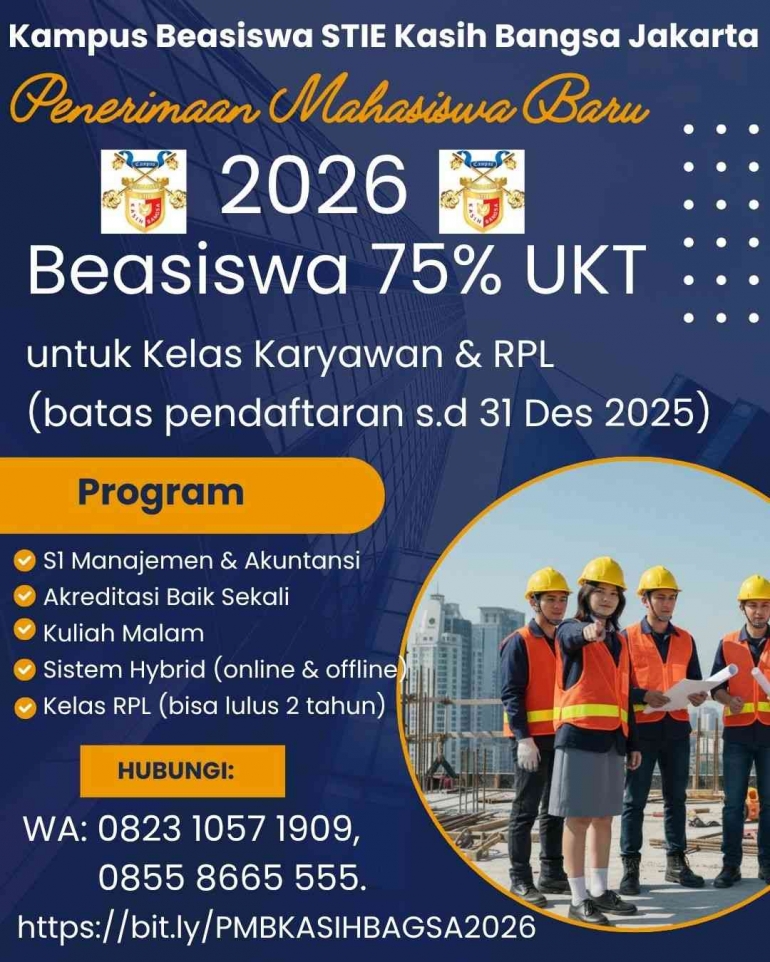 STIE Kasih Bangsa - Kampus Beasiswa untuk Pekerja Indonesia