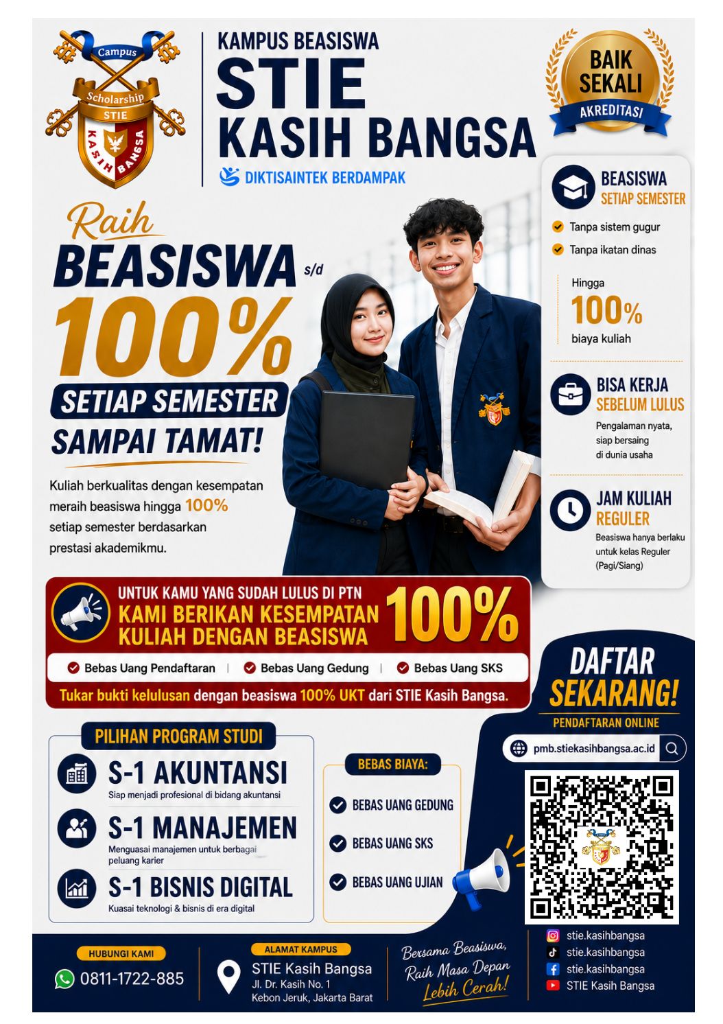 Penerimaan Mahasiswa Baru Kelas Karyawan Tahun 2026