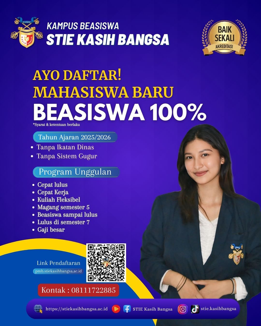 Kampus Beasiswa STIE Kasih Bangsa Mencetak Pengusaha & Investor