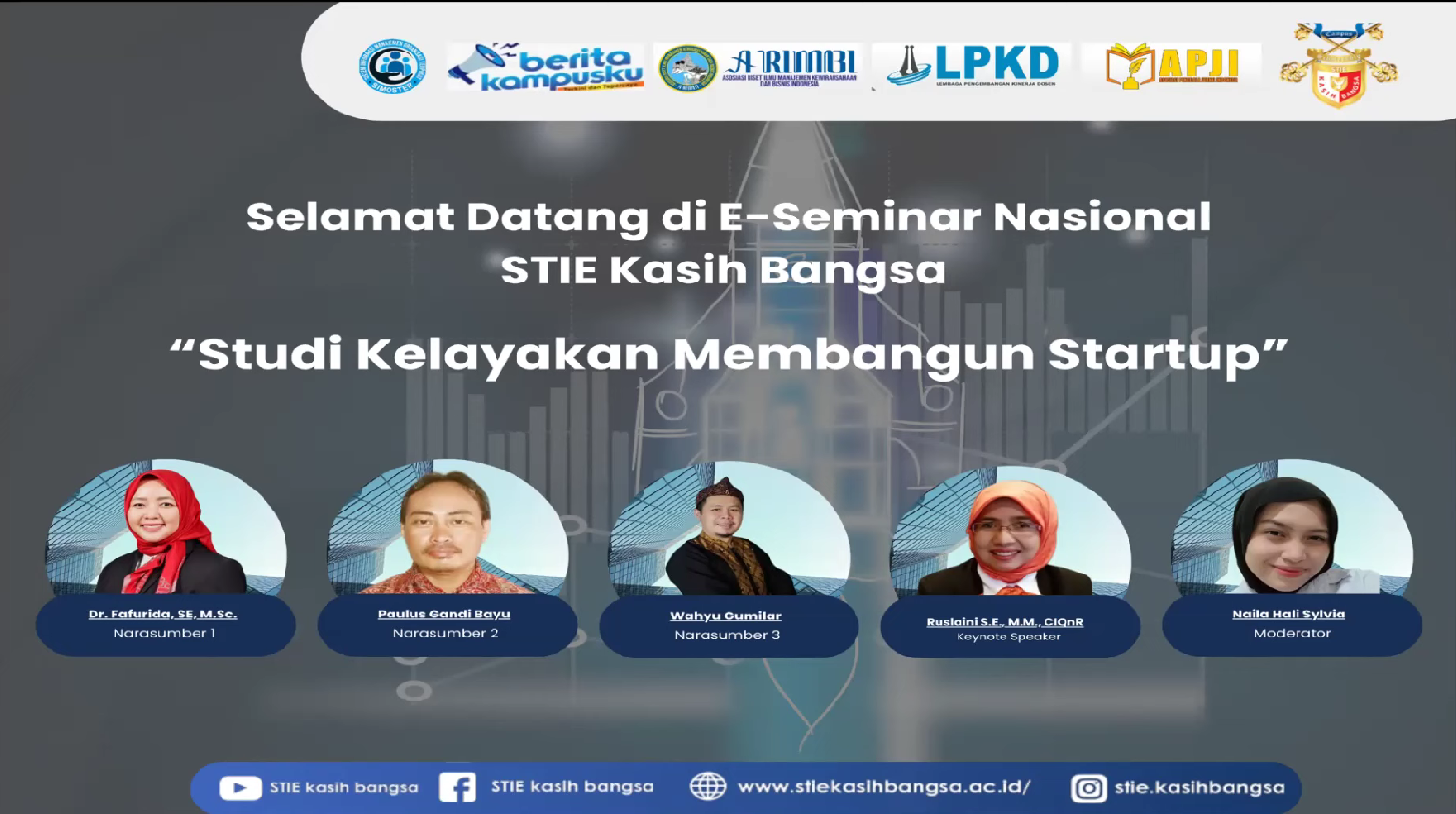 Seminar Nasional Inkubasi Bisnis & Investasi “Studi Kelayakan Membagun Startup”