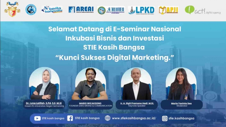 Seminar Nasional Inkubasi Bisnis & Investasi “Kiat Sukses Digital Marketing”