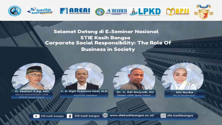 Seminar Nasional Inkubasi Bisnis & Investasi “Corporate Social Responsibility : The Role Of Business in Society”