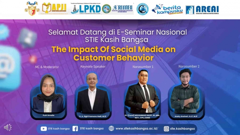 Seminar Nasional Inkubasi Bisnis & Investasi “The Impact of Social Media On Customer Behavior”