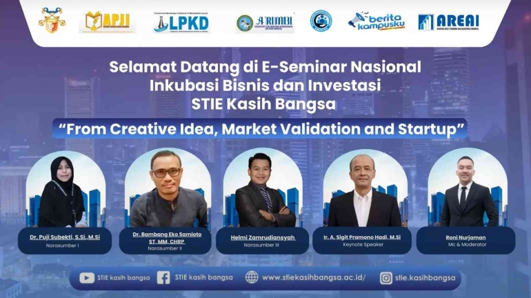 Seminar Nasional Inkubasi Bisnis & Investasi “From Creative Idea, Market Validation and Startup”