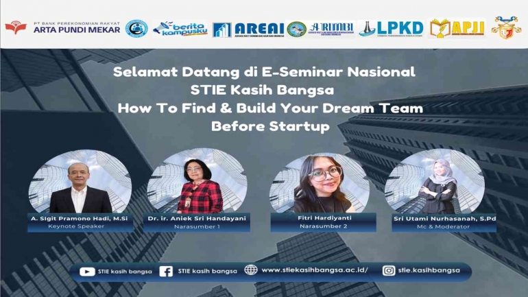 Seminar Nasional Inkubasi Bisnis & Investasi “How to Find & Build Your Dream Team Before Startup”