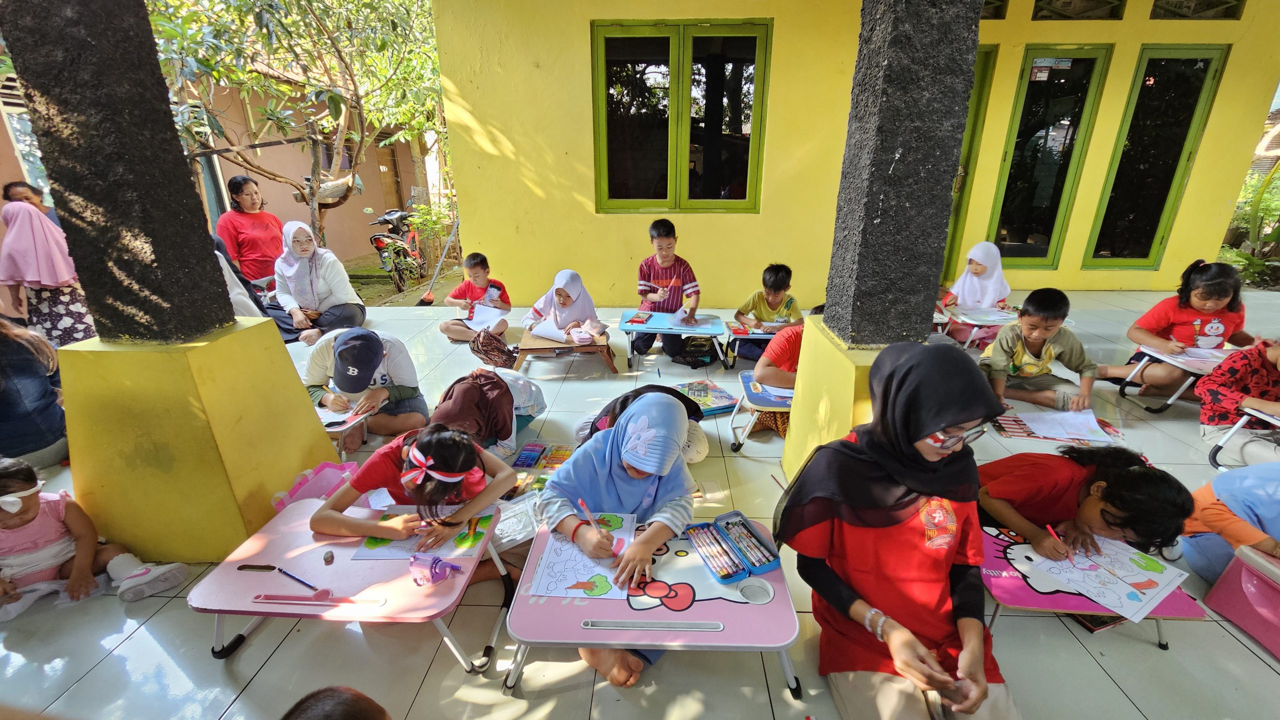 Kegiatan Lomba Mewarnai dalam memeriahkan HUT RI ke 80Th