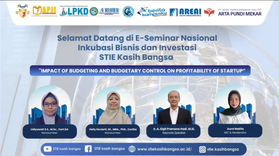 Seminar Nasional Inkubasi Bisnis & Investasi”Impact of Budgeting and Budgetary Control Profability of Startup”